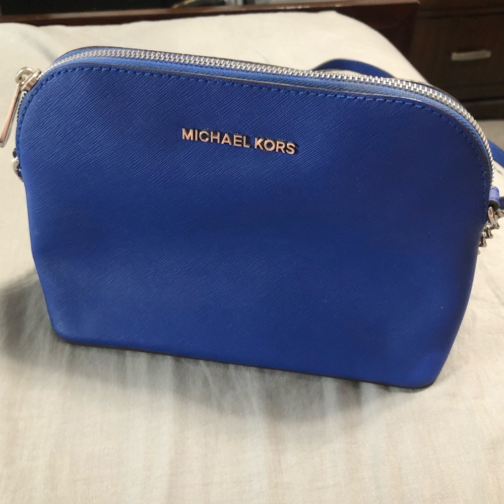 Michael Kors Cobalt blue crossbody purse